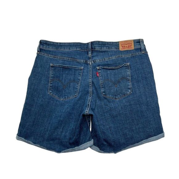 Levi's Women's Classic Roll Up Jean Shorts - Picture 5 of 12